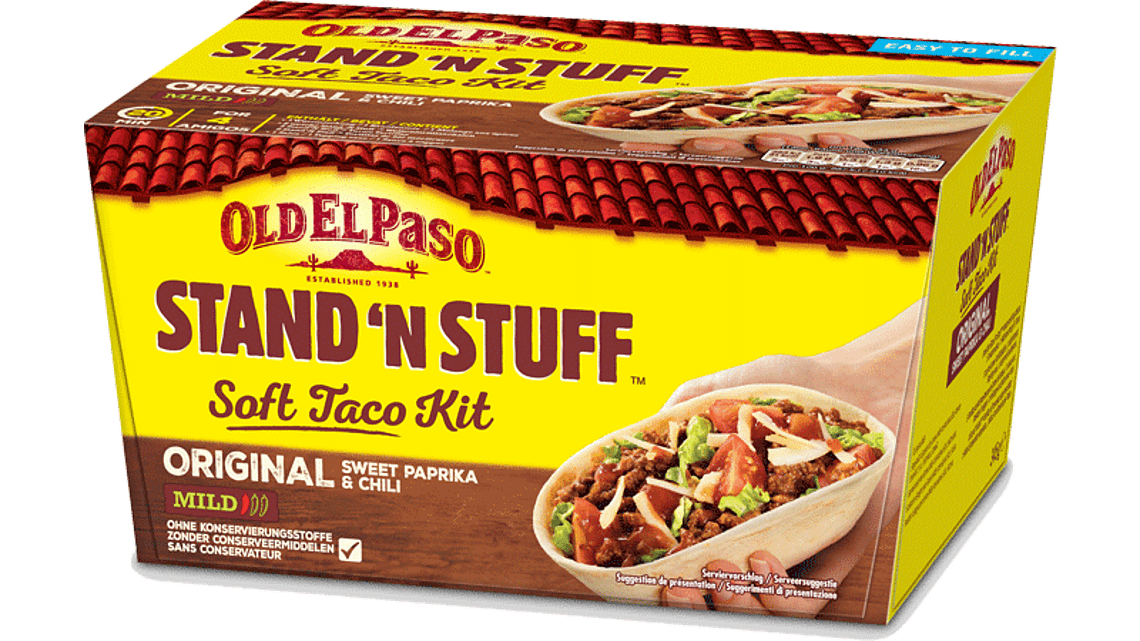 Stand ‘n Stuff™ Soft Taco Kit Old El Paso 8952